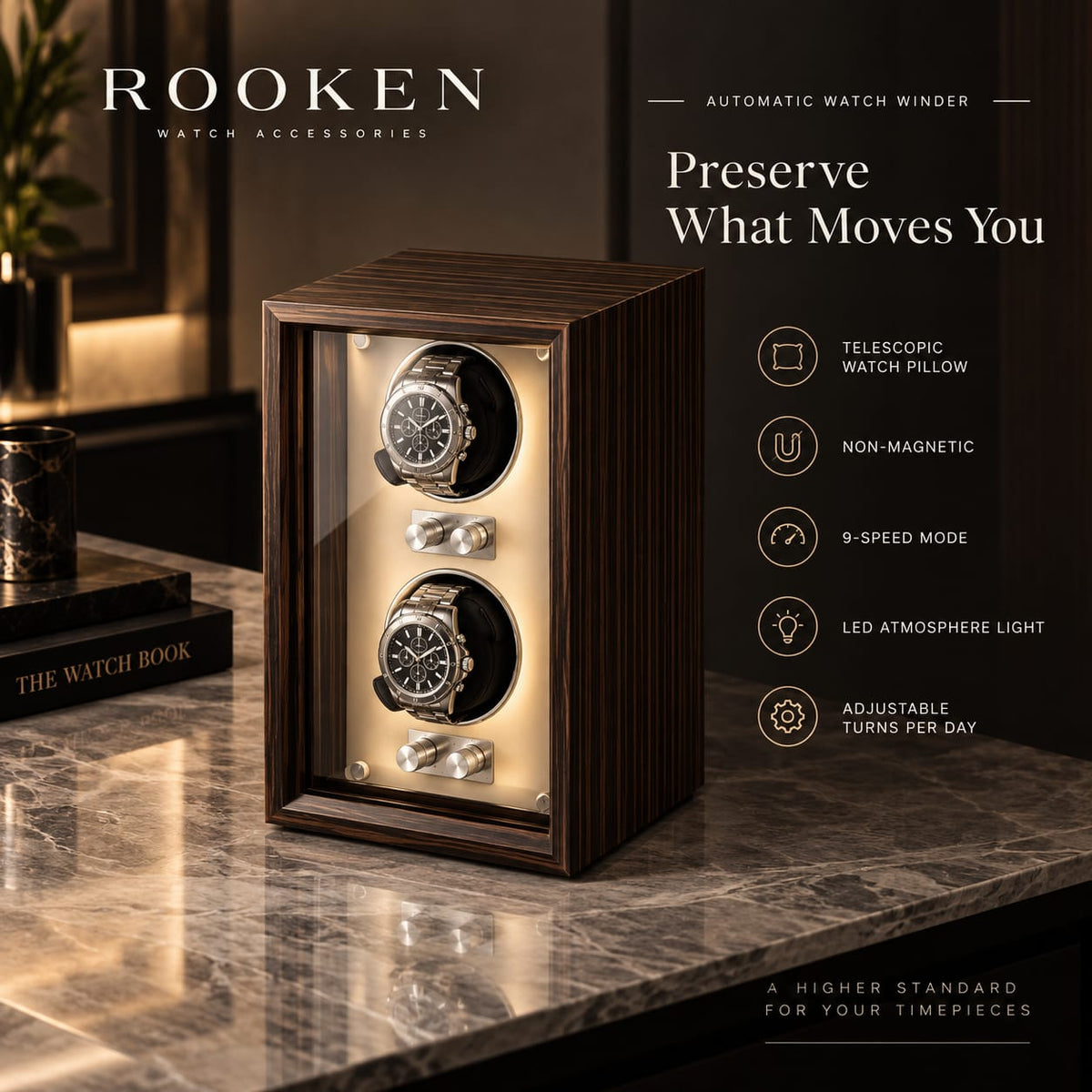 ROOKEN Sovereign Watch Winder