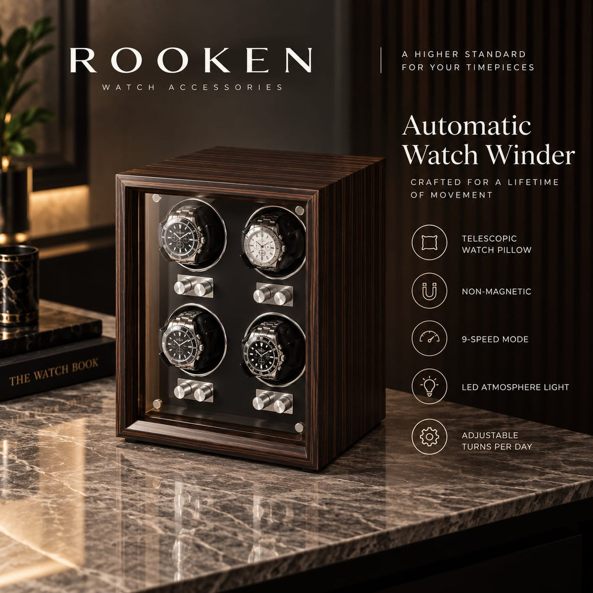 ROOKEN Sovereign Watch Winder