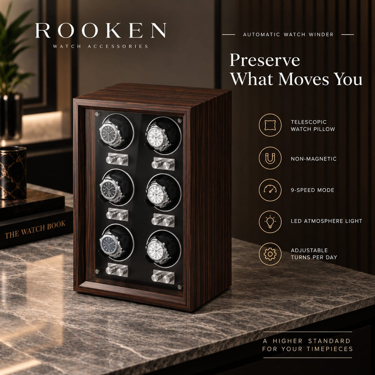 ROOKEN Sovereign Watch Winder