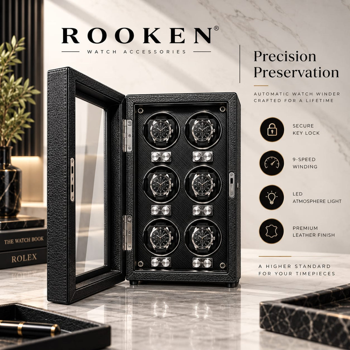 ROOKEN Sovereign Watch Winder