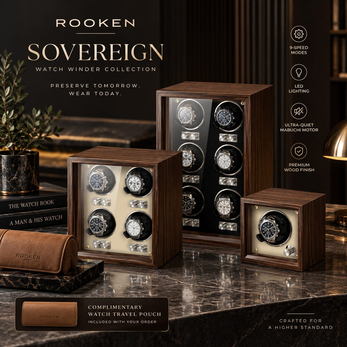 ROOKEN Sovereign Watch Winder