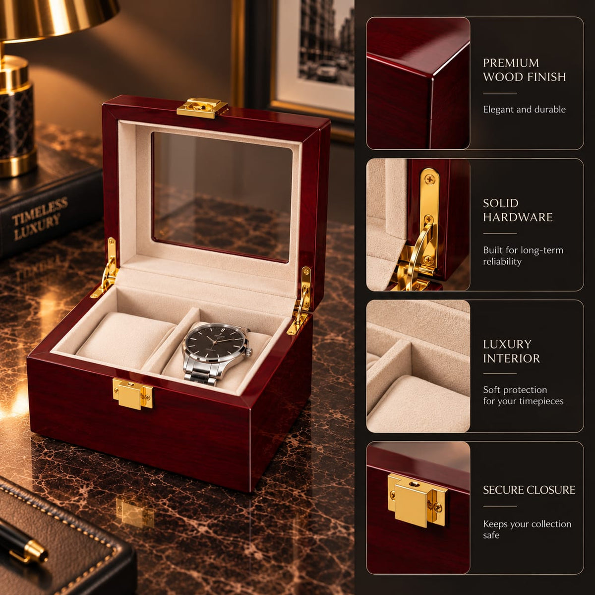 ROOKEN Classic Watch Box